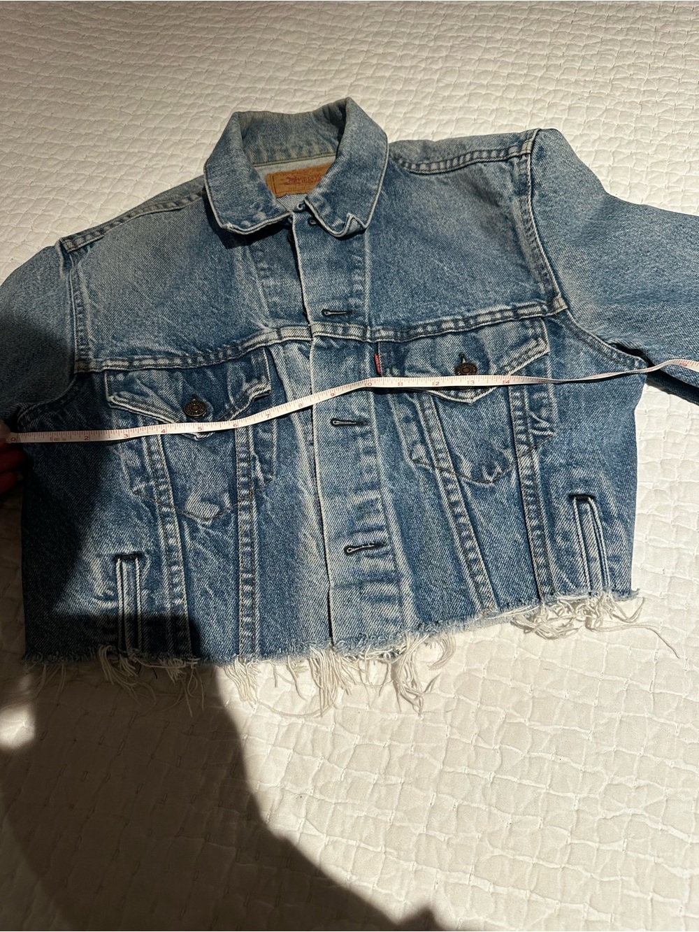 Vintage Levi's Light Blue Denim Trucker Jacket - Women's - Picture 3 of 9